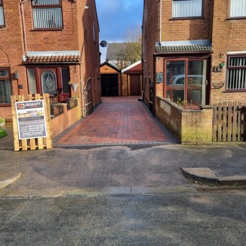 wigan block paved driveway 02