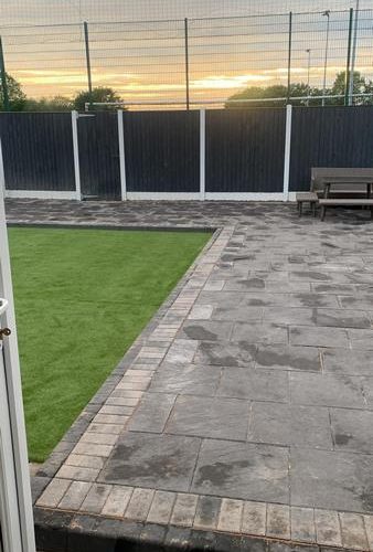 wigan garden renovation artificial grass 06