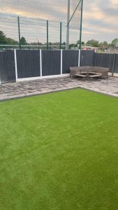 wigan garden renovation artificial grass 07