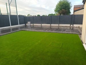 wigan garden renovation artificial grass 08